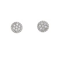 Boucles d'oreilles Golay Femme CERCHIO DI LUCE in Or blanc Diamante OPV003DI3 0.88 F SI